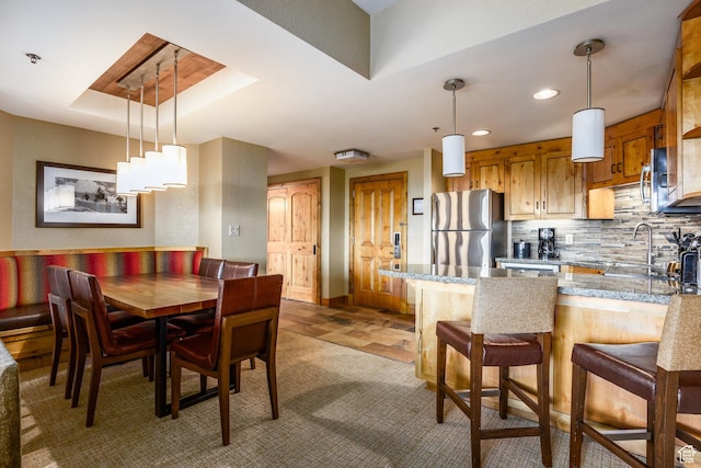 3855 Grand Summit Dr Unit 214Q1, Park City, UT 84098 - dining space with recessed lighting and baseboards