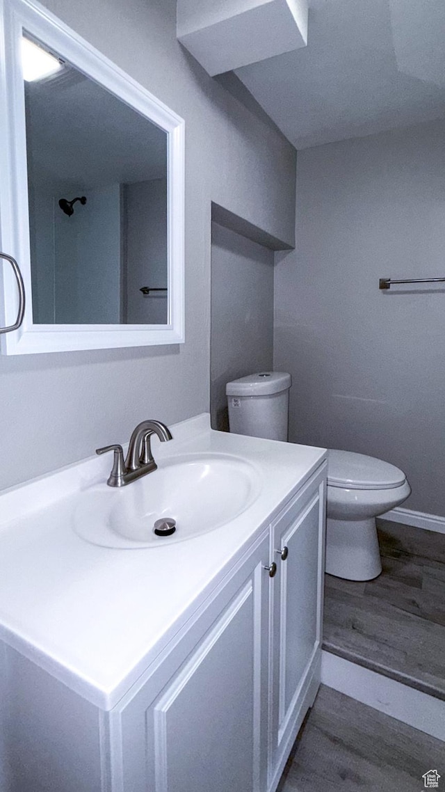 230 S 700 W, Price, UT 84501 - bathroom with toilet, vanity, and wood finished floors