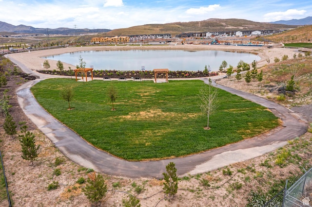 972 W Spider Green Way N Unit E302, Saratoga Springs, UT 84045 - water view featuring mountains
