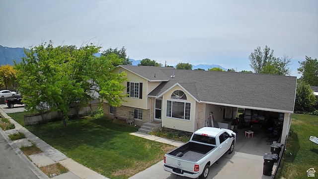 540 W 860 S, Tremonton, UT 84337 - view of front of property featuring concrete driveway and a mountain view