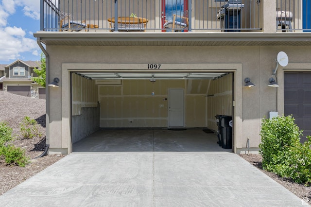 1097 W Wasatch Spring Rd, Kamas, UT 84036 - garage featuring driveway