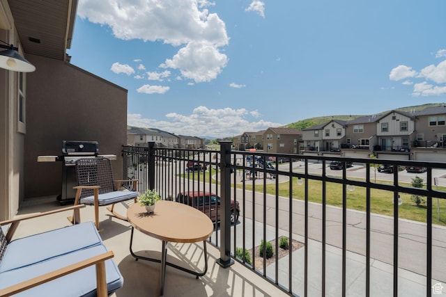 1097 W Wasatch Spring Rd, Kamas, UT 84036 - balcony with a residential view and area for grilling