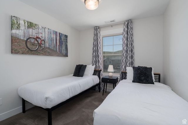 1097 W Wasatch Spring Rd, Kamas, UT 84036 - bedroom with dark carpet