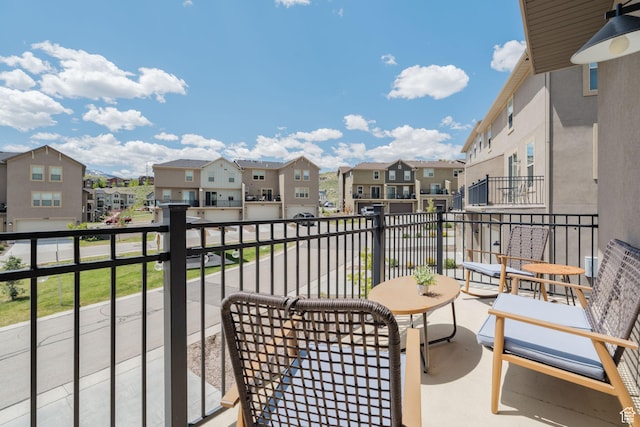 1097 W Wasatch Spring Rd, Kamas, UT 84036 - balcony featuring a residential view