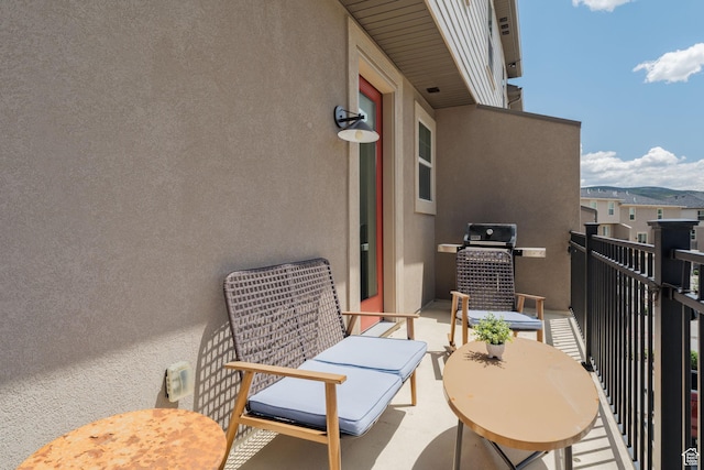 1097 W Wasatch Spring Rd, Kamas, UT 84036 - balcony featuring a grill