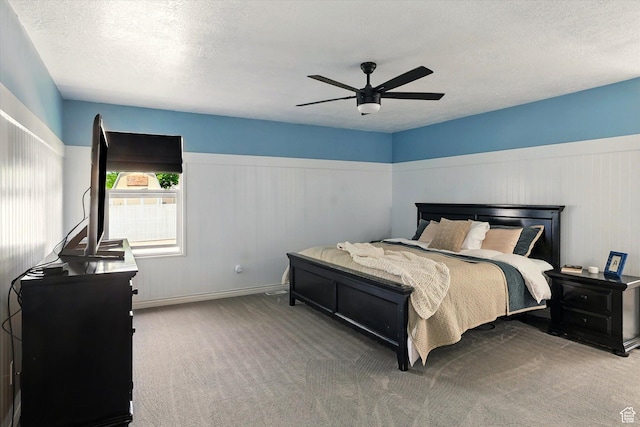 774 W 2300 S, Syracuse, UT 84075 - carpeted bedroom with a textured ceiling and a ceiling fan