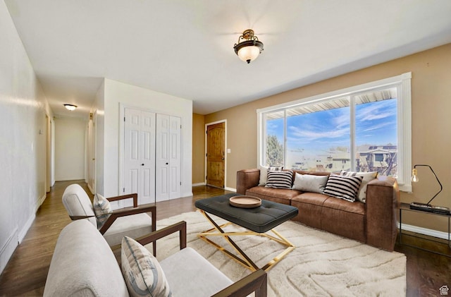 773 W 1280 S, Provo, UT 84601 - living room with baseboards and wood finished floors