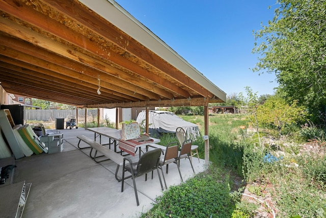 2554 S Chesterfield St W, West Valley City, UT 84119 - view of patio / terrace featuring outdoor dining area
