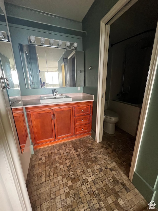 241 N Vine St W Unit 808W, Salt Lake City, UT 84103 - bathroom with vanity and toilet