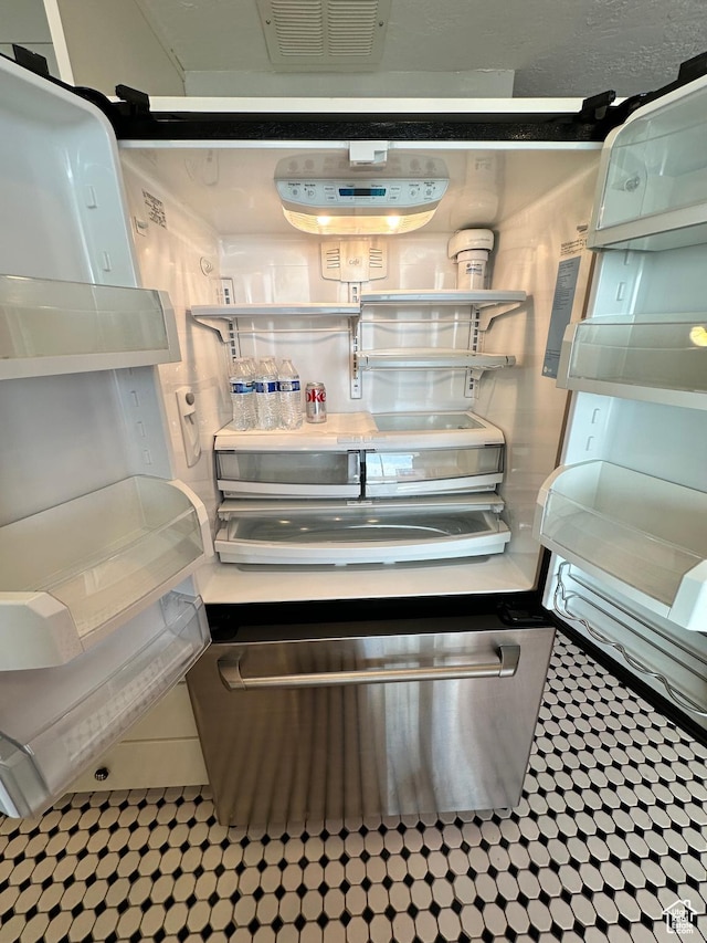 241 N Vine St W Unit 808W, Salt Lake City, UT 84103 - detailed view of open shelves and fridge