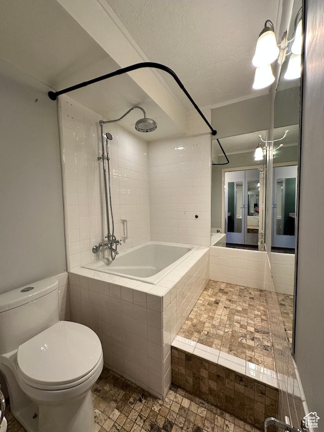 241 N Vine St W Unit 808W, Salt Lake City, UT 84103 - full bathroom with tiled shower / bath and toilet