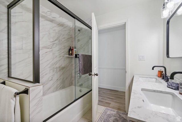 993 E 12600 S, Draper, UT 84020 - full bathroom with bath / shower combo with glass door and double vanity