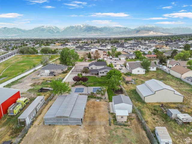 13226 S Cocomo Ct W, Herriman, UT 84096 - aerial view of residential area featuring a mountainous background