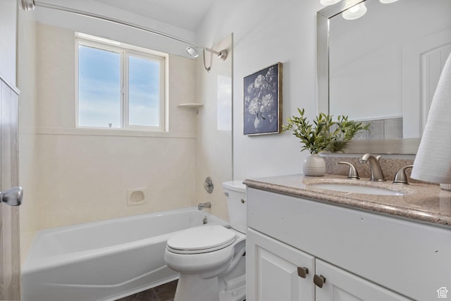13226 S Cocomo Ct W, Herriman, UT 84096 - full bathroom with toilet, vanity, and tub / shower combination