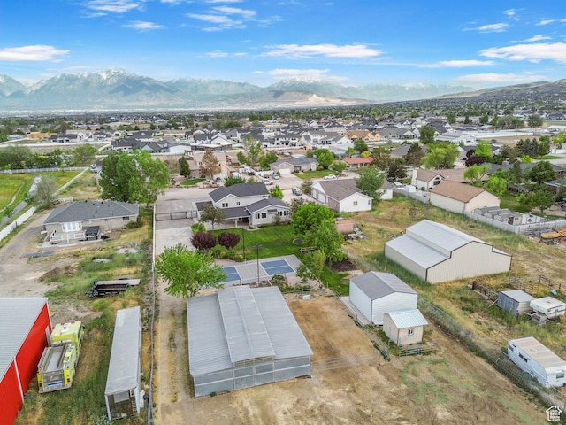 13226 S Cocomo Ct W, Herriman, UT 84096 - aerial view of residential area with mountains