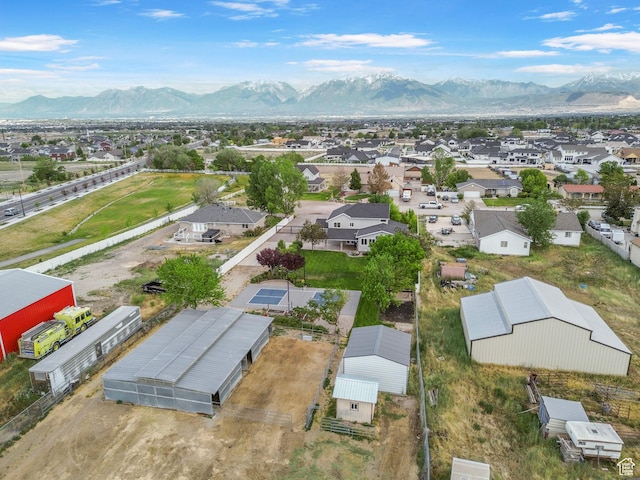 13226 S Cocomo Ct W, Herriman, UT 84096 - aerial perspective of suburban area featuring mountains