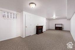 330 N 100 E, Centerfield, UT 84622 - finished below grade area with a fireplace