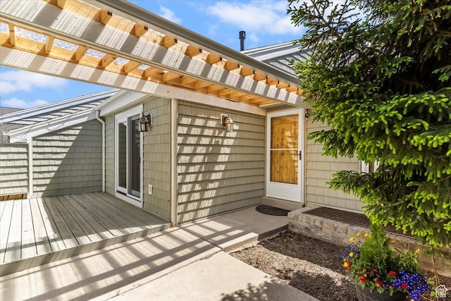 1825 S 1666th Dr E, Bountiful, UT 84010 - doorway to property with a deck