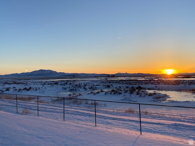 113 N 4950 W, West Point, UT 84015 - water view featuring a mountainous background