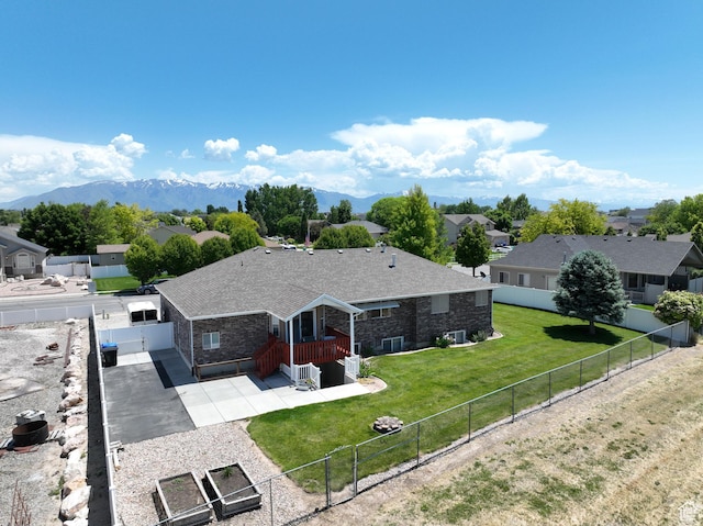 113 N 4950 W, West Point, UT 84015 - aerial view of residential area with mountains