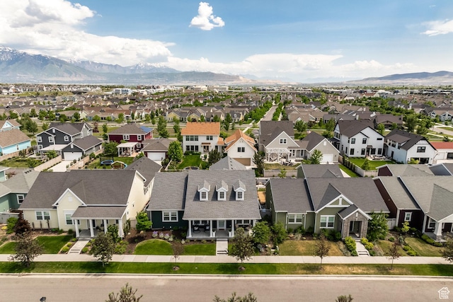 5067 W Beach Comber Way S, South Jordan, UT 84009 - aerial perspective of suburban area featuring a mountain backdrop