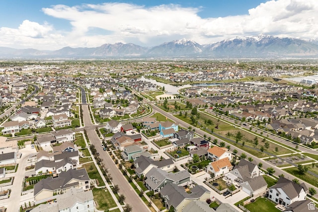 5067 W Beach Comber Way S, South Jordan, UT 84009 - view of property location with nearby suburban area and a water and mountain view