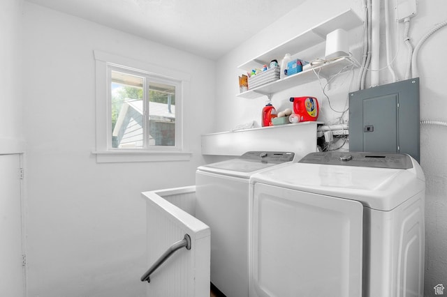 341 N 300 W, Provo, UT 84601 - laundry room with independent washer and dryer and electric panel