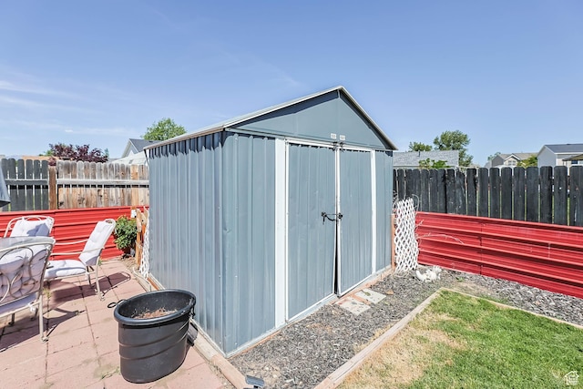 276 W 700 N, Tooele, UT 84074 - view of shed with a fenced backyard