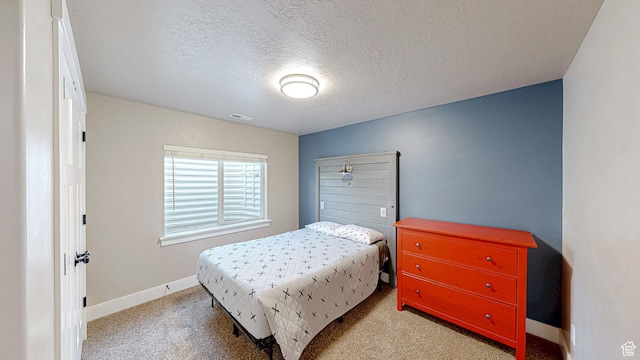 918 S River Ridge Lane, Spanish Fork, UT 84660 - carpeted bedroom featuring baseboards and a textured ceiling