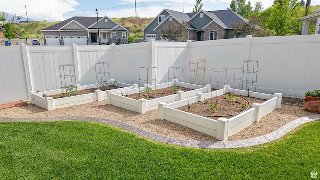 918 S River Ridge Lane, Spanish Fork, UT 84660 - view of yard featuring a vegetable garden