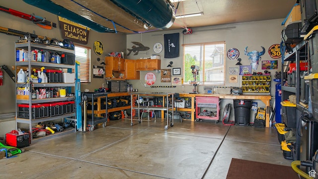 918 S River Ridge Lane, Spanish Fork, UT 84660 - garage with a workshop area