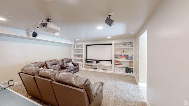 918 S River Ridge Lane, Spanish Fork, UT 84660 - carpeted cinema featuring baseboards and recessed lighting