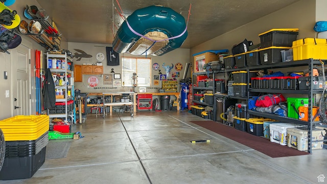 918 S River Ridge Lane, Spanish Fork, UT 84660 - garage featuring a workshop area