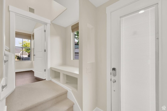 11379 S Oakmond Rd, South Jordan, UT 84009 - mudroom with baseboards and dark wood-type flooring
