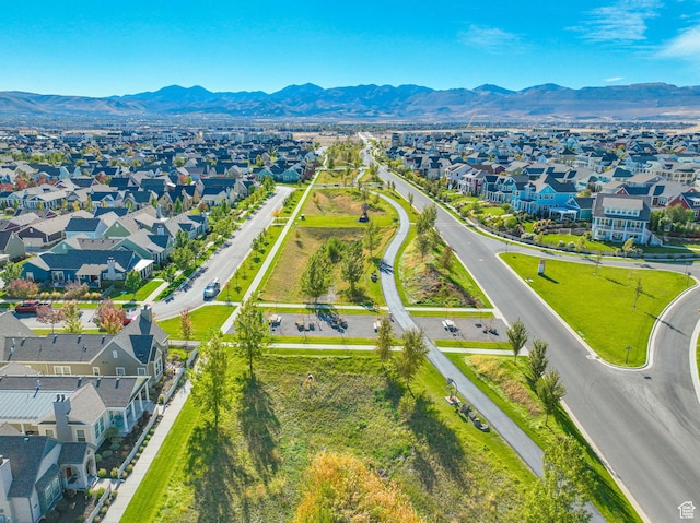 11379 S Oakmond Rd, South Jordan, UT 84009 - aerial perspective of suburban area with a mountain backdrop