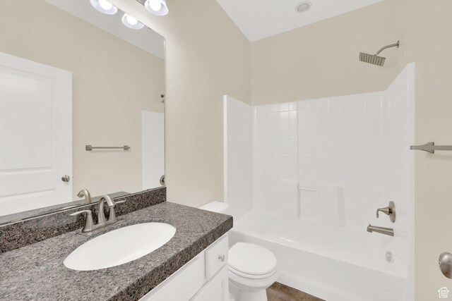 11379 S Oakmond Rd, South Jordan, UT 84009 - full bathroom with toilet, vanity, and bathing tub / shower combination