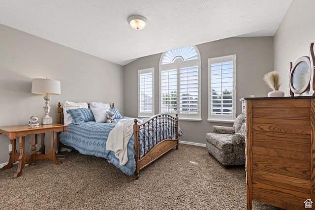 3330 N 175 W, North Ogden, UT 84414 - carpeted bedroom featuring baseboards and lofted ceiling