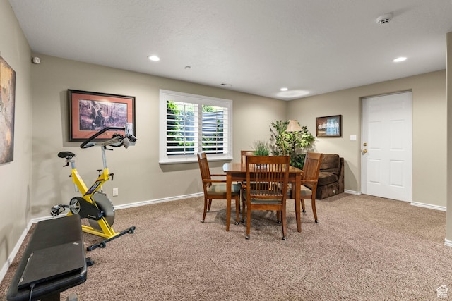 3330 N 175 W, North Ogden, UT 84414 - carpeted dining room featuring baseboards and recessed lighting