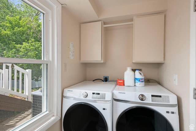761 N Highland Blvd, Brigham City, UT 84302 - laundry room with washing machine and clothes dryer and cabinet space