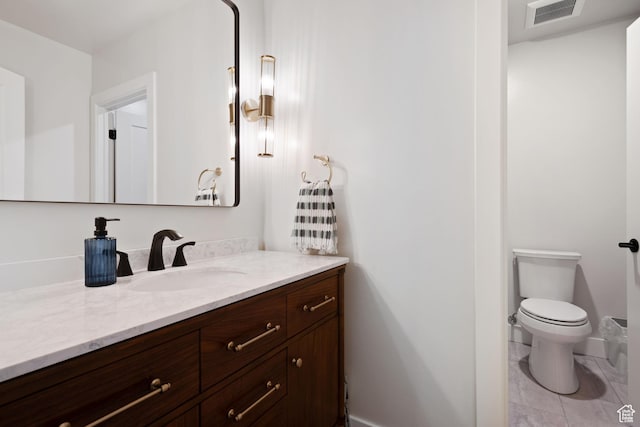 3812 S Mapleton Estates Dr, Mapleton, UT 84664 - bathroom with vanity, toilet, and baseboards