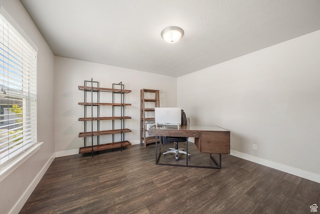 413 W 4100 N, Lehi, UT 84043 - home office with wood finished floors, plenty of natural light, and baseboards