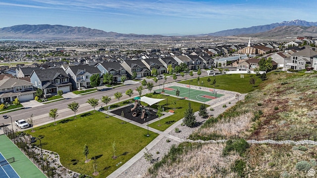 413 W 4100 N, Lehi, UT 84043 - aerial perspective of suburban area with a mountainous background