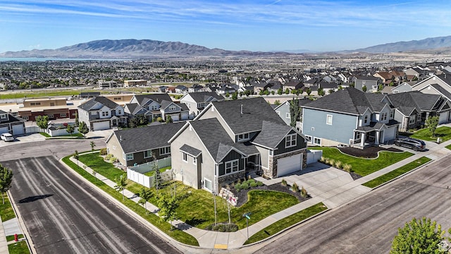 413 W 4100 N, Lehi, UT 84043 - aerial view of residential area featuring mountains