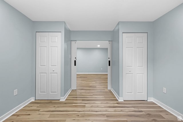 1507 Hudson St, Ogden, UT 84404 - hall featuring light wood-style floors, baseboards, and recessed lighting