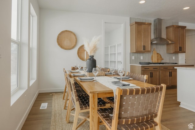 3537 E 1120 S Unit 110, Spanish Fork, UT 84660 - dining space featuring baseboards, light wood finished floors, and recessed lighting