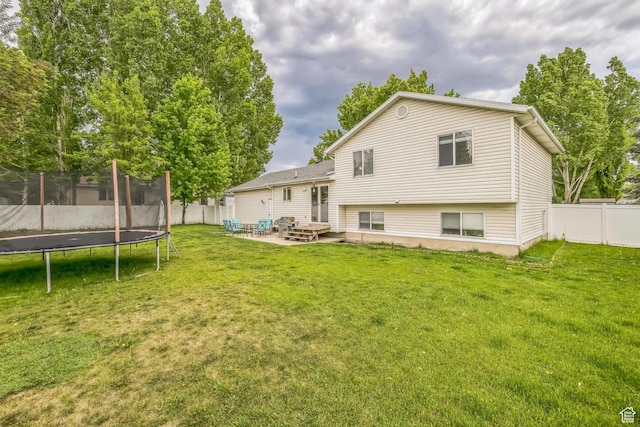 1135 E 220 N, Heber City, UT 84032 - back of house with a trampoline and a patio