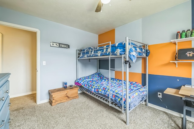 1135 E 220 N, Heber City, UT 84032 - bedroom with carpet, baseboards, and ceiling fan