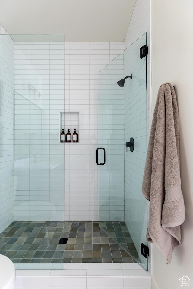 5348 W 10700 N Unit 2, Highland, UT 84003 - full bath with a stall shower and toilet
