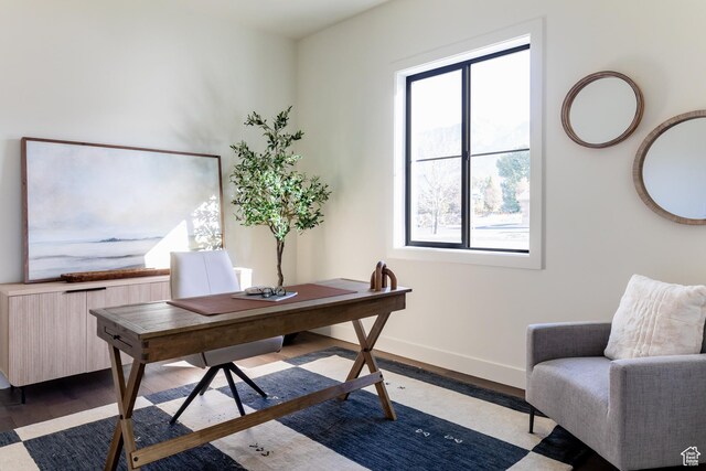 5348 W 10700 N Unit 2, Highland, UT 84003 - office space with wood finished floors and baseboards