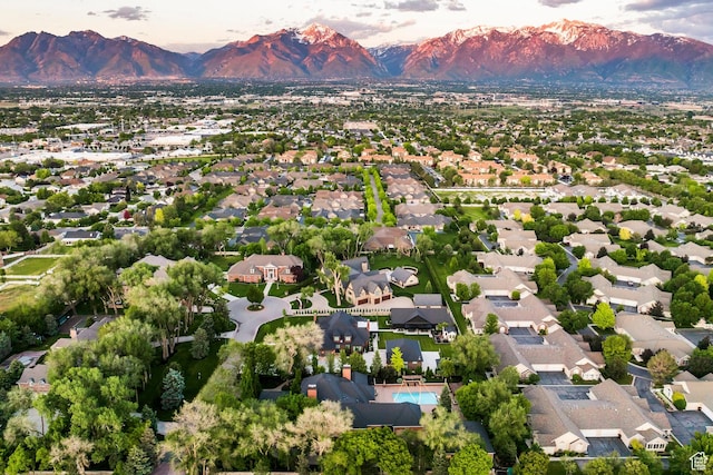 2177 W 9240 S, West Jordan, UT 84088 - aerial overview of property's location with a mountainous background and nearby suburban area